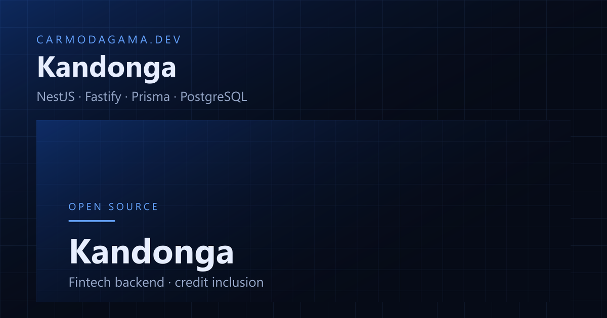 Preview do projeto Kandonga