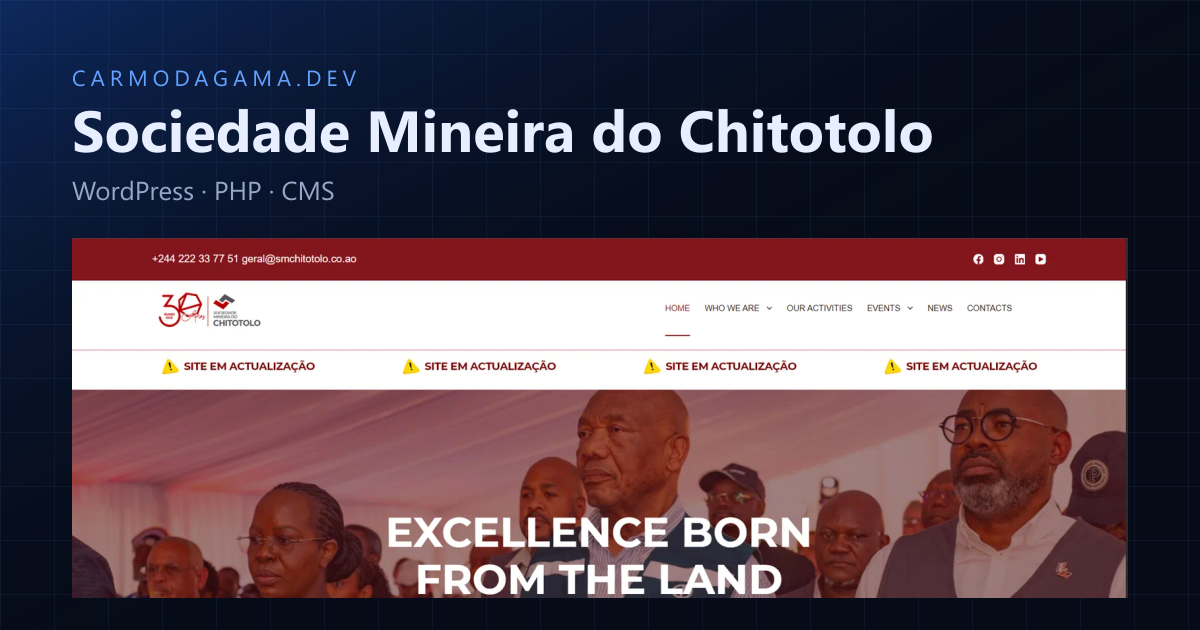 Preview do projeto Sociedade Mineira do Chitotolo